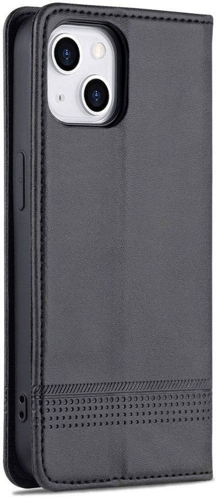AZNS Apple iPhone 14 Hoesje Wallet Book Case Kunstleer Zwart afbeelding 9