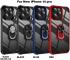 Apple iPhone 14 Pro Max Hoesje Hybride Kickstand Back Case Zwart afbeelding 2