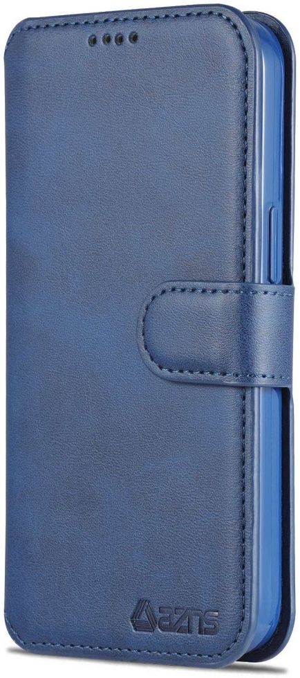 AZNS Apple iPhone 14 Plus Hoesje Portemonnee Book Case Kunstleer Blauw afbeelding 8
