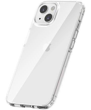 Apple iPhone 14 Pro Hoesje Hybride Back Cover Transparant Hoesjes