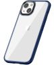 Apple iPhone 14 Pro Hoesje Hybride Back Cover Transparant Blauw