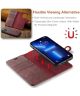 DG Ming iPhone 14 Pro Max Hoesje 2-in-1 Book Case en Back Cover Rood