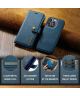 DG Ming iPhone 14 Pro Max Hoesje 2-in-1 Book Case en Back Cover Blauw