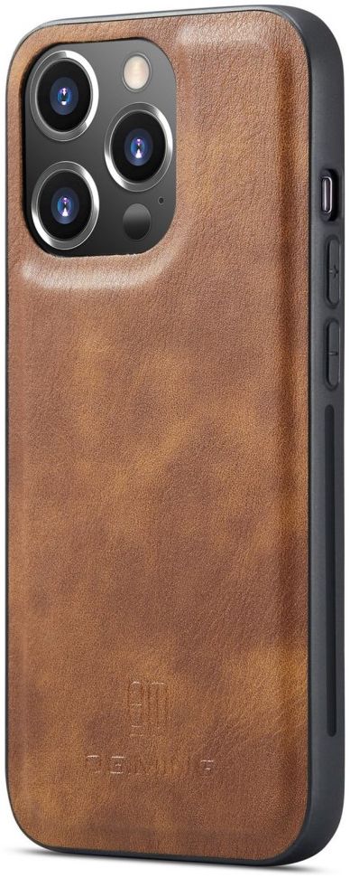 DG Ming iPhone 14 Pro Max Hoesje 2-in-1 Book Case en Back Cover Bruin afbeelding 9