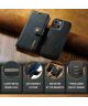 DG Ming Apple iPhone 14 Hoesje 2-in-1 Book Case en Back Cover Zwart