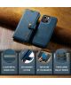 DG Ming Apple iPhone 14 Hoesje 2-in-1 Book Case en Back Cover Blauw