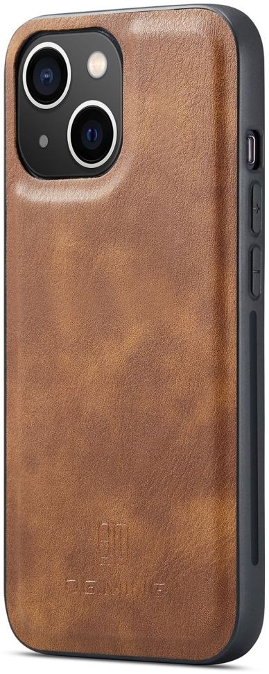 DG Ming Apple iPhone 14 Hoesje 2-in-1 Book Case en Back Cover Bruin afbeelding 11