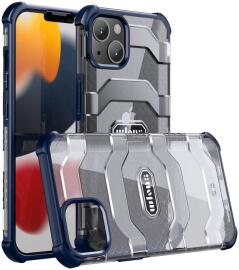 Apple iPhone 14 Pro Max Hoesje Honingraat Back Cover Hybride Zwart
