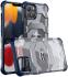 Apple iPhone 14 Pro Max Hoesje Honingraat Back Cover Hybride Zwart