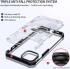 Apple iPhone 14 Pro Max Hoesje Honingraat Back Cover Hybride Grijs afbeelding 4