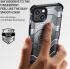 Apple iPhone 14 Pro Max Hoesje Honingraat Back Cover Hybride Grijs afbeelding 6