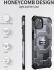 Apple iPhone 14 Pro Max Hoesje Honingraat Back Cover Hybride Grijs afbeelding 8