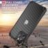 Apple iPhone 14 Pro Max Hoesje Carbon Back Cover Schokbestendig Blauw afbeelding 3