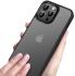 Apple iPhone 14 Plus Hoesje Hybride Back Cover Transparant/Paars afbeelding 2