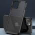 Apple iPhone 14 Hoesje Carbon Back Cover Schokbestendig Zwart afbeelding 3