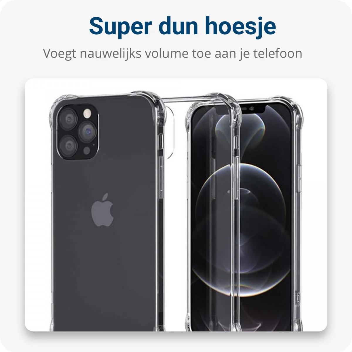 Apple iPhone 14 Pro Hoesje met Koord Schokbestendig TPU Transparant afbeelding 5