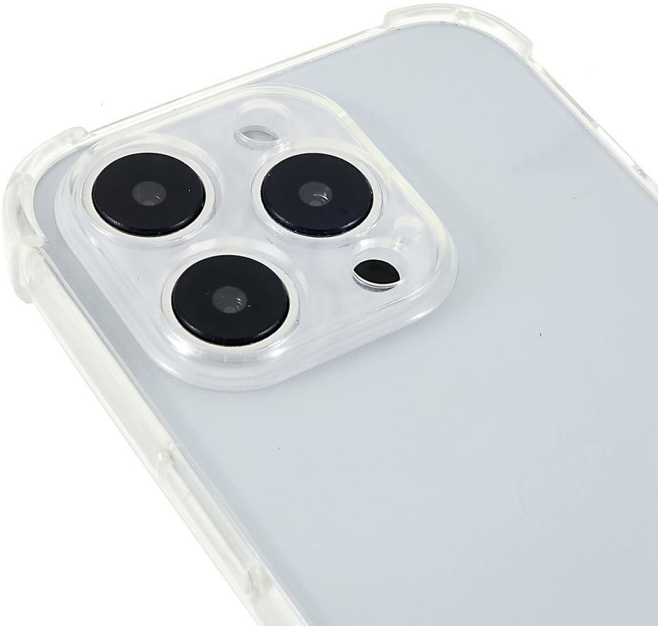 Apple iPhone 14 Pro Hoesje met Koord Schokbestendig TPU Transparant afbeelding 9
