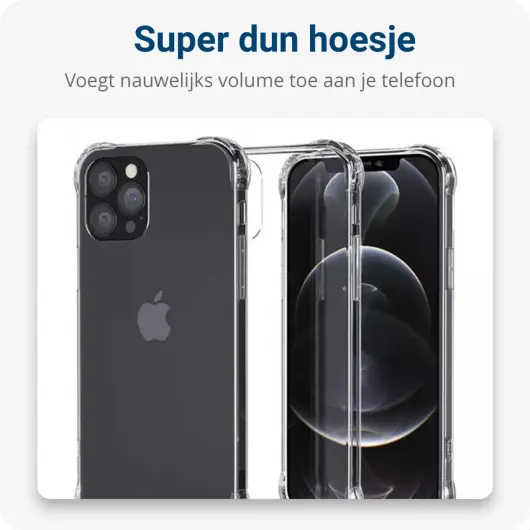 Apple iPhone 14 Pro Hoesje met Koord Schokbestendig TPU Transparant afbeelding 5
