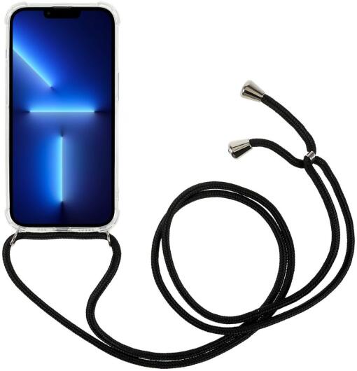 Apple iPhone 14 Pro Hoesje met Koord Schokbestendig TPU Transparant afbeelding 6