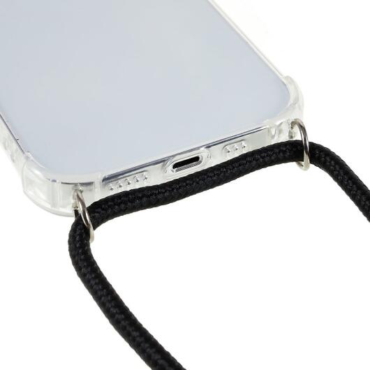 Apple iPhone 14 Pro Hoesje met Koord Schokbestendig TPU Transparant afbeelding 8