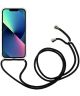 Apple iPhone 14 Hoesje met Koord Schokbestendig TPU Transparant