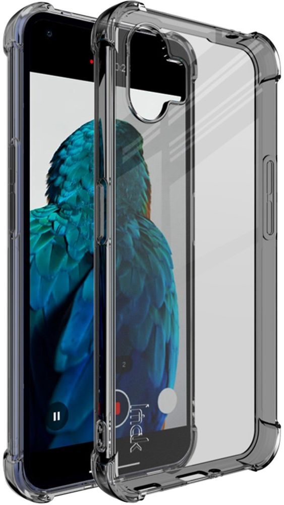 IMAK Series Nothing Phone (1) Hoesje Flexibel TPU Transparant Zwart afbeelding 1