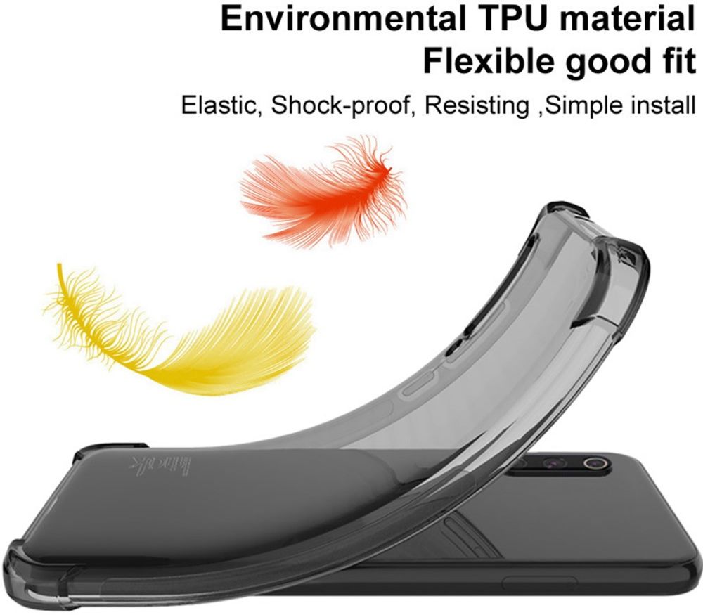 IMAK Series Nothing Phone (1) Hoesje Flexibel TPU Transparant Zwart afbeelding 3