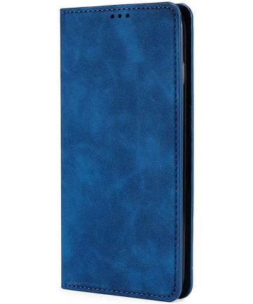 OnePlus 10T Hoesje Portemonnee Book Case Kunstleer Blauw Hoesjes
