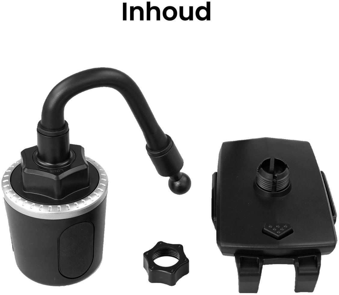 Universele Telefoon Bekerhouder Auto voor Smartphones 3.8 tot 6.8 Inch afbeelding 7
