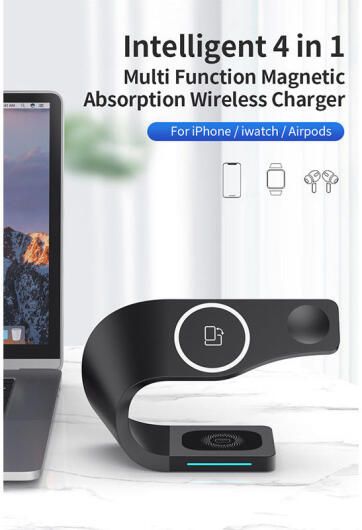 Draadloze Oplader 15W voor Smartphone/AirPods/Watch met MagSafe Wit afbeelding 10