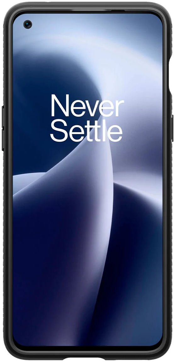 Spigen Liquid Air OnePlus Nord 2T Hoesje Back Cover Zwart afbeelding 4