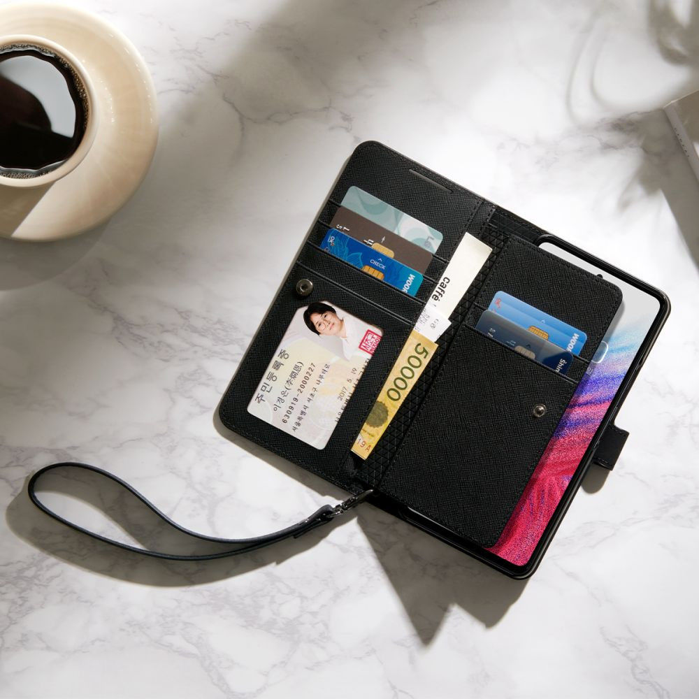 Spigen Wallet S Plus Samsung Galaxy A53 Hoesje Book Case Zwart afbeelding 5