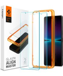 Spigen AlignMaster Sony Xperia 1 IV Tempered Glass (2-Pack)