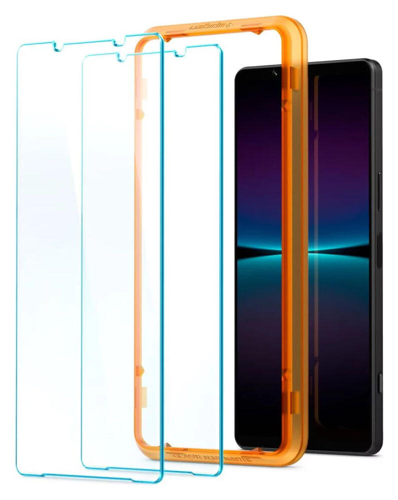 Spigen AlignMaster Sony Xperia 1 IV Tempered Glass (2-Pack) afbeelding 2