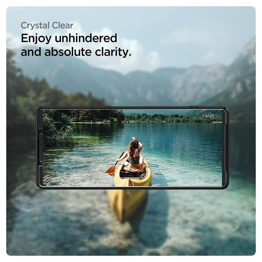 Spigen AlignMaster Sony Xperia 1 IV Tempered Glass (2-Pack) afbeelding 8