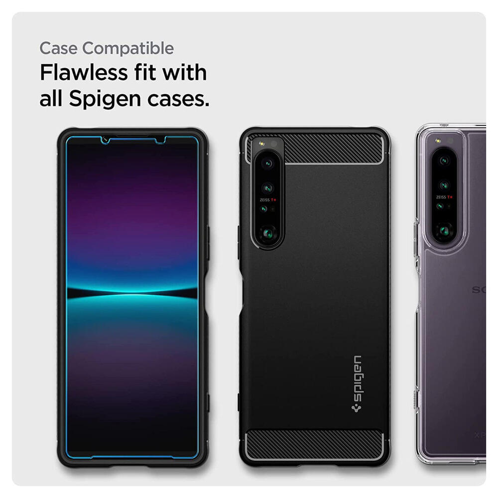 Spigen AlignMaster Sony Xperia 1 IV Tempered Glass (2-Pack) afbeelding 9