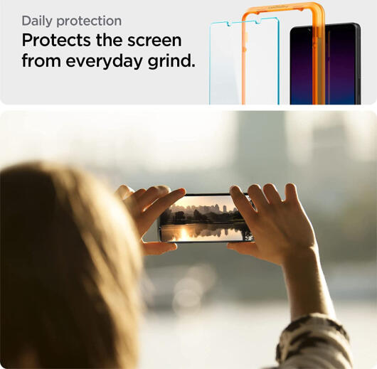 Spigen AlignMaster Sony Xperia 1 IV Tempered Glass (2-Pack) afbeelding 4