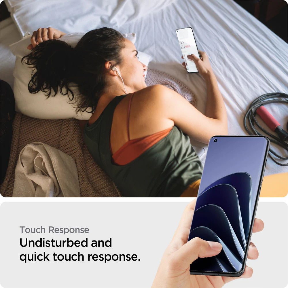 Spigen NeoFlex OnePlus 11 / 10 Pro Screen Protector Folie (2-Pack) afbeelding 5