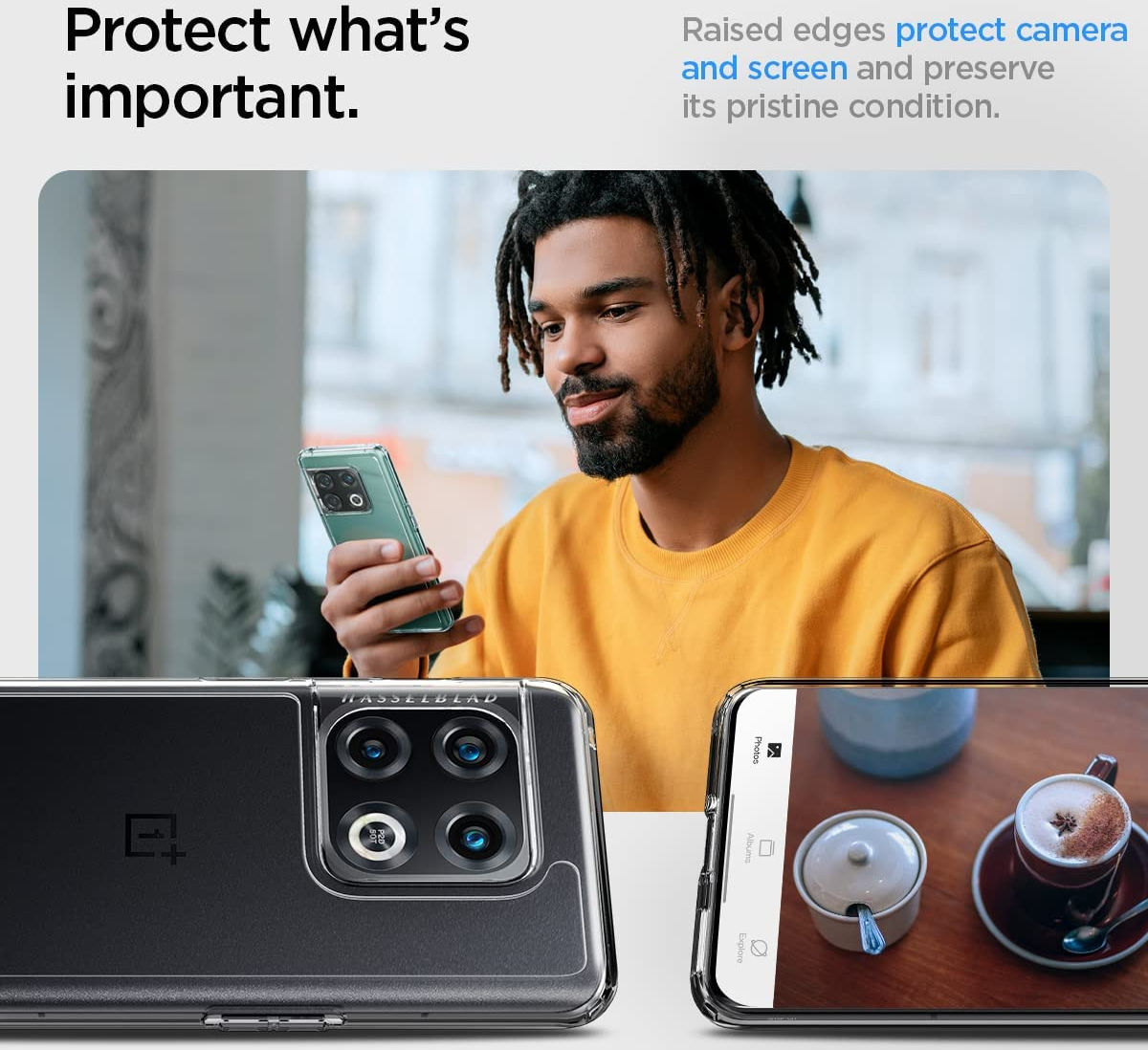 Spigen Ultra Hybrid OnePlus 10 Pro Hoesje Back Cover Transparant afbeelding 4