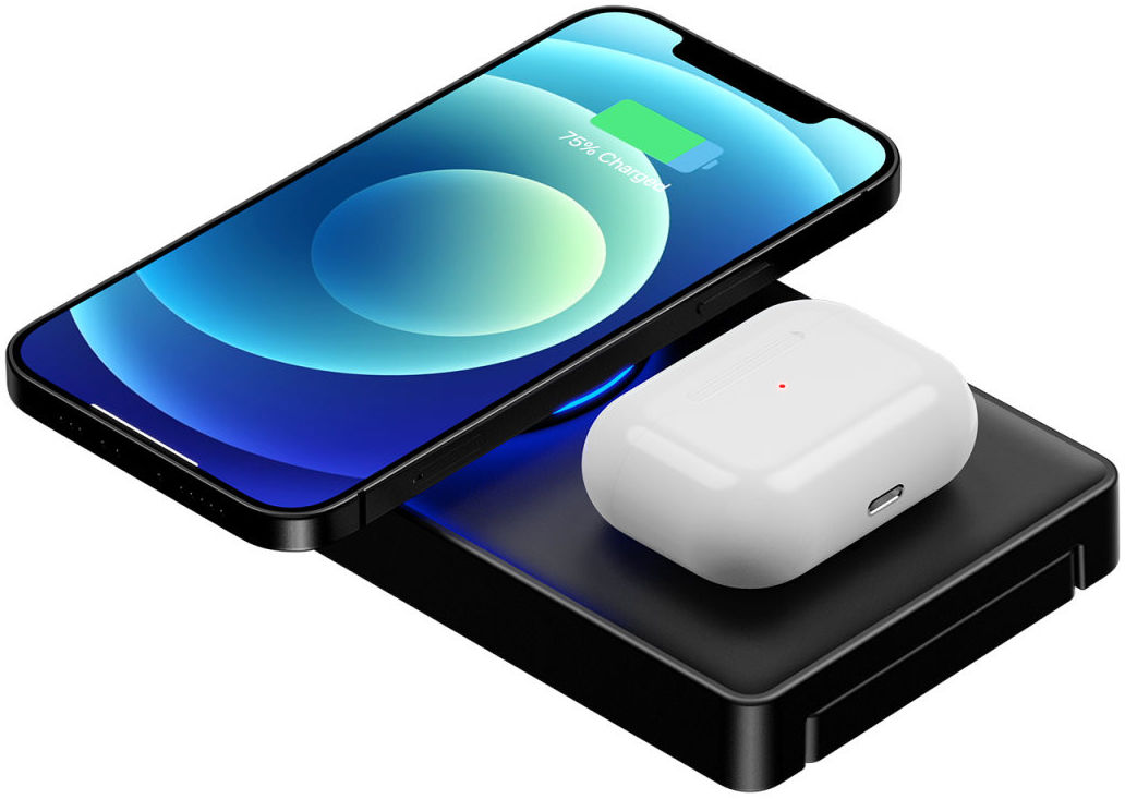 4smarts UltiMag Trident 20W Oplader iPhone / AirPods / Watch Zwart afbeelding 3