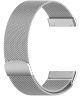 Fitbit Versa 4 Bandje Milanese Staal met Magneetsluiting Zilver