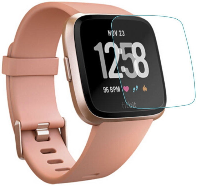 Fitbit Versa Screen Protector 9H Tempered Glass 0.26mm Transparant afbeelding 1