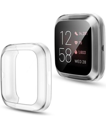 Fitbit Versa 2 Hoesje Full Protect Case Flexibel TPU Transparant Cases