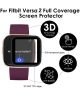 Fitbit - Versa 2 Screen Protector - 3D Full Cover Tempered Glass - Zwart