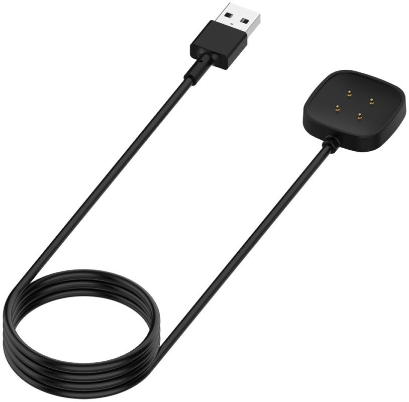 Fitbit Versa 3 / Sense Oplaadkabel en Dock Standaard 1M Zwart afbeelding 4