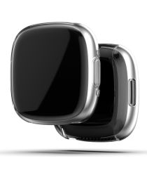 Fitbit Versa 4 Hoesje Full Protect Case Flexibel TPU Transparant