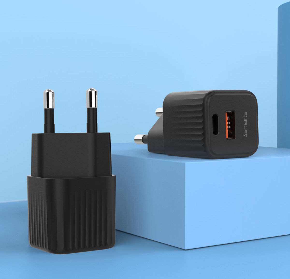 4smarts VoltPlug Duos Mini 20W USB/USB-C Oplader Fast Charge Zwart afbeelding 8