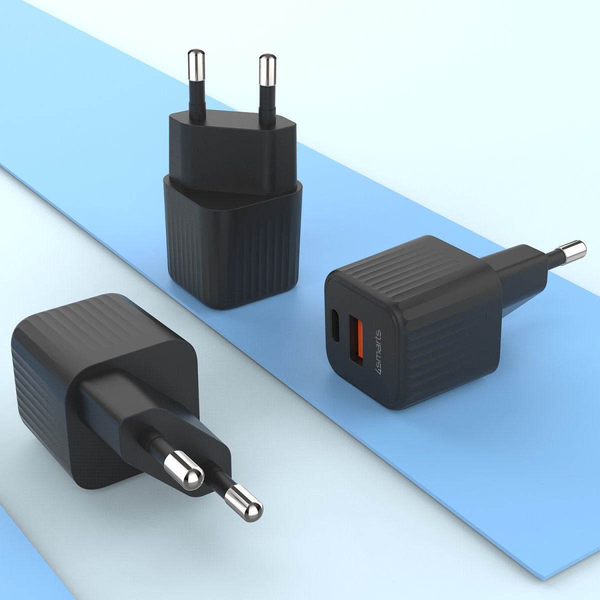 4smarts VoltPlug Duos Mini 20W USB/USB-C Oplader Fast Charge Zwart afbeelding 9