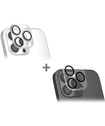 4smarts iPhone 14 Pro (Max) Camera Protector (2-Pack) Zilver/Clear Screen Protectors