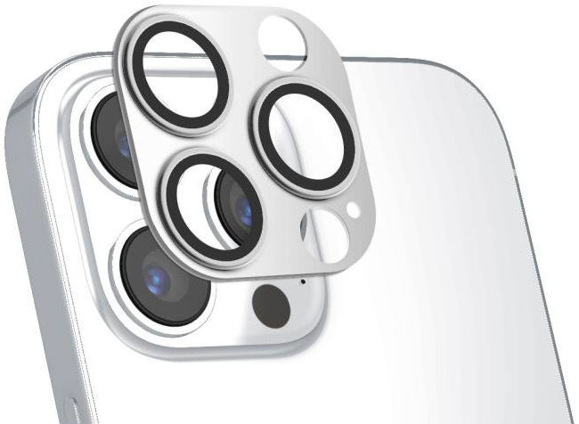 4smarts iPhone 14 Pro (Max) Camera Protector (2-Pack) Zilver/Clear afbeelding 2
